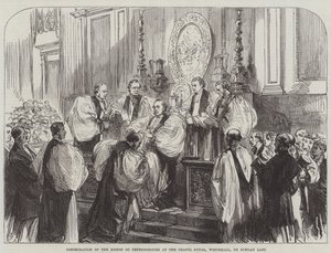 Wijding van de Bisschop van Peterborough in de Koninklijke Kapel, Whitehall, afgelopen zondag